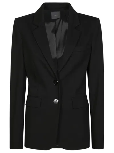 Pinko Fabric Point Jacket Back Vent In Black