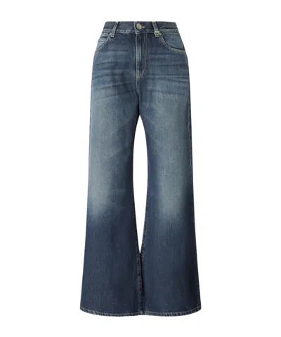PINKO PINKO WIDE-LEG SOFT DENIM JEANS