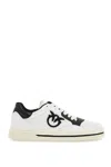 Pinko Sneakers With Love Birds Logo Plaque In White