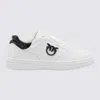 Pinko Sneakers With Love Birds Logo Plaque In White