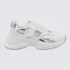 Pinko Ariel 15 White Sneakers With Mirror Panels And Logo Patch On The Tongue In Tech Fabric Woman In White