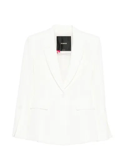 Pinko White 'artichoke' Blazer Jacket