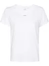 Pinko Logo-print Cotton T-shirt In White