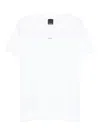 Pinko White T-shirt With Logo Print In White