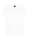 Pinko White T-shirt With Logo Print In White