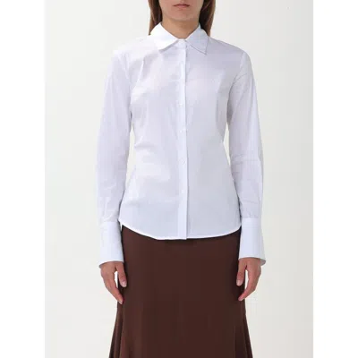 PINKO WHITE COTTON DRESS SHIRT