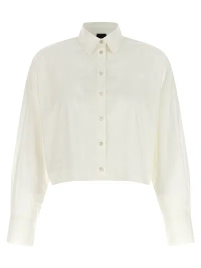Pinko White Cotton Women's Blouse