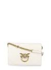 Pinko Love Click Quilted Shoulder Bag In White