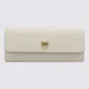 Pinko White Leather Crossbody Bag In White