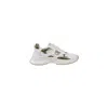 Pinko White Leather Sneaker In White