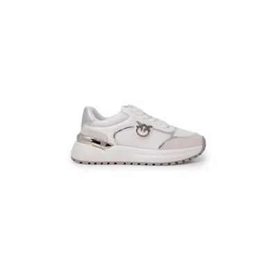 Pinko Sneakers With Logo And Mirror-finish Details In White