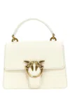 Pinko White Love One Handbag