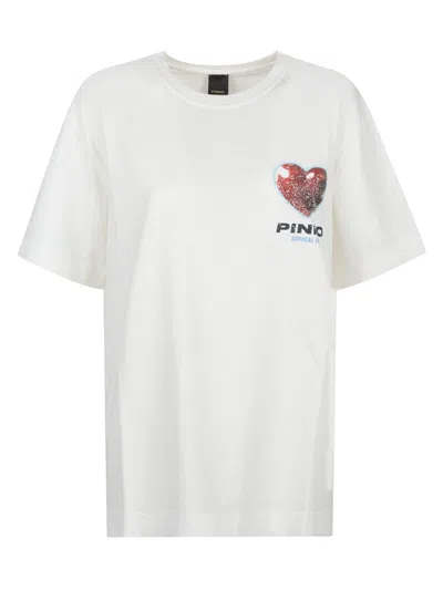 Pinko White Logo T-shirt