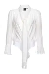 Pinko Silk Chiffon Bodysuit