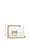 Pinko White Love Mini Puff Shoulder Bag