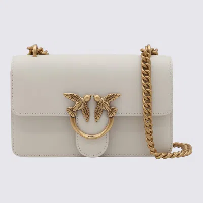 Pinko White Love One Mini Shoulder Bag