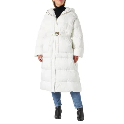 Pinko Nylon Jackets & Women's Coat In White
