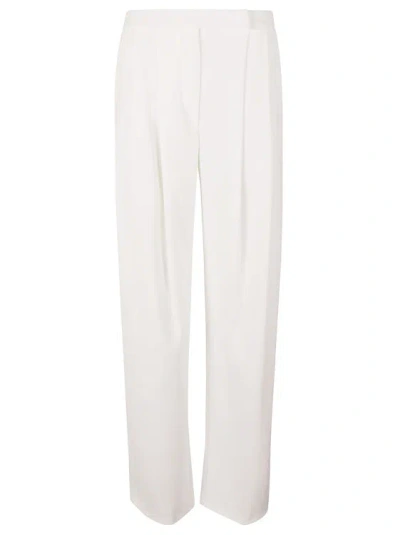 Pinko White Pleated Trouser