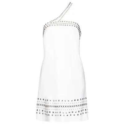 Pinko White Polyester Dress