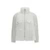 Pinko Beth Jacket With Transparent Inserts In White