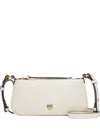 Pinko White Shoulder Bag With Structured Design In White