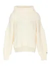 Pinko White Sphynx Sweater In White