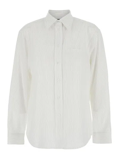 Pinko White Stripe Shirt