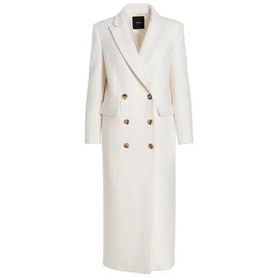 Pinko White Wool Jackets & Coat