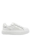 Pinko Quilted Platform Sneakers In White