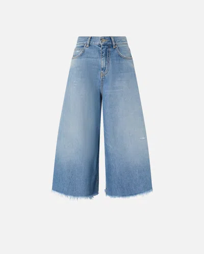 PINKO BERMUDA AMPLE EN DENIM DOUX
