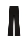 Pinko Wide-leg Black Trousers With Tailored Finish In Black