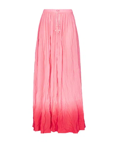 Pinko Wide-leg Casual Pants In Pink