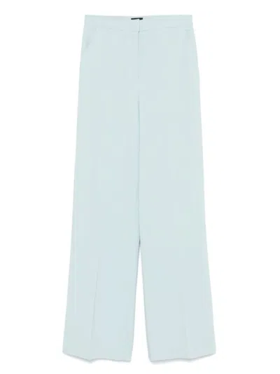 Pinko Wide-leg Celeste Trousers With Clean Waistband