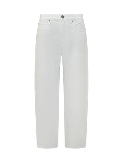 Pinko Wide Leg Jeans In White