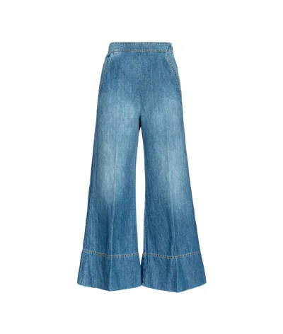 PINKO PINKO NEW PAOLINA DENIM PALAZZO JEANS