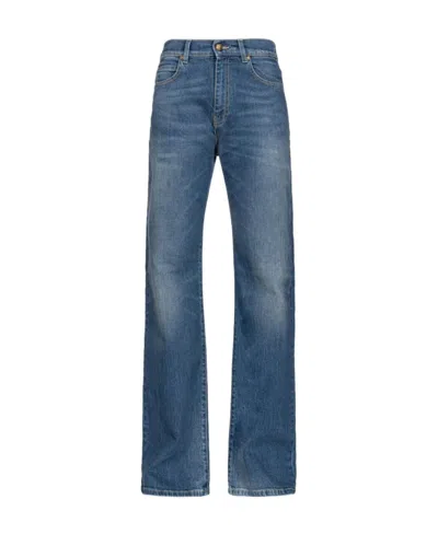 PINKO PINKO WIDE-LEG COMFORT DENIM JEANS