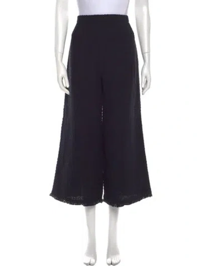 Pre-owned Pinko Wide Leg Pants In Blue