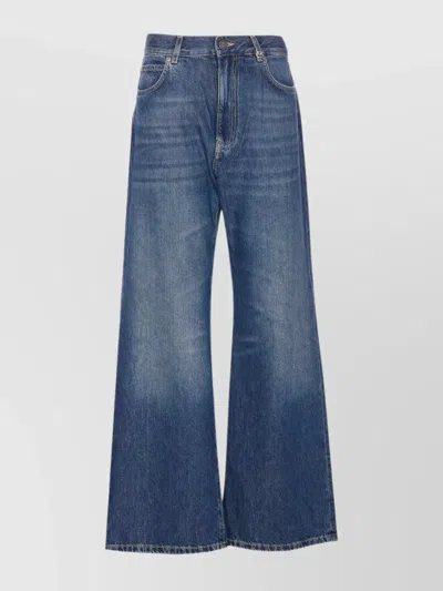 PINKO WIDE LEG TROUSERS FIVE POCKETS