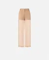 Pinko Belt Loops Slacks In Marron - Grive