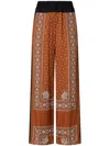 Pinko Wide Bandana Pattern Pants