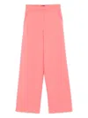 Pinko Wide-leg Trousers With Concealed Fastening