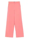 Pinko Wide-leg Trousers With Concealed Fastening
