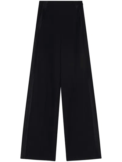 PINKO WIDE-LEG TROUSERS WITH SMOOTH FINISH
