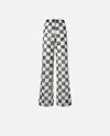 Pinko Percy Pants In Bianco/nero