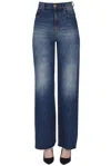 Pinko Wanda Cotton-blend Jeans In Denim