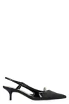 Pinko Gloria Patent Leather Slingback Pumps In Black