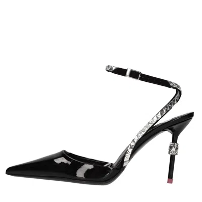 Pinko Woman Pumps Black Size 5 Leather In Multi