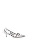 Pinko Escarpins Slingback Effet Miroir Argent In Silver