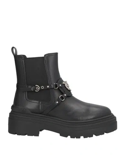 Pinko Woman Ankle Boots Black Size 5 Calfskin