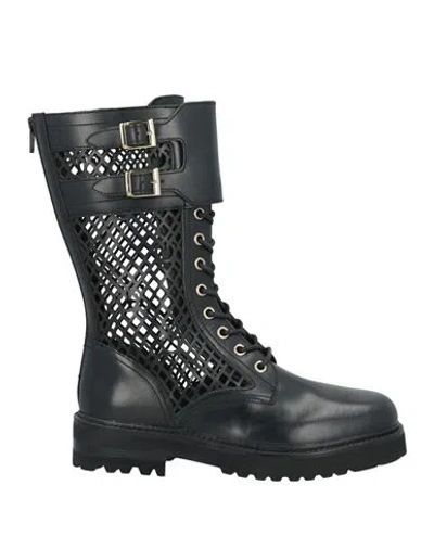 Pinko Woman Ankle Boots Black Size 6 Soft Leather